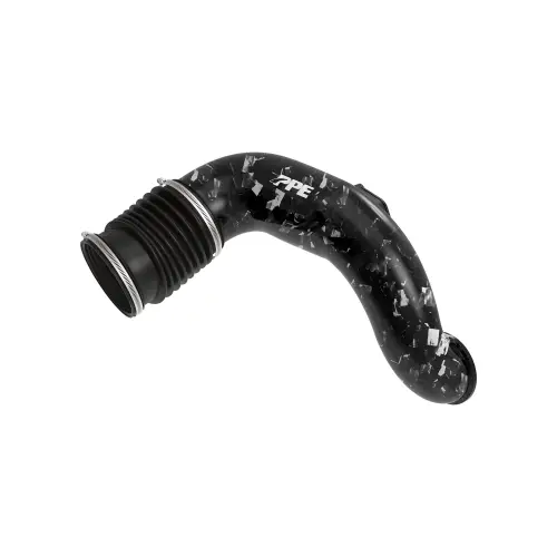Pacific Performance Engineering - 115005070 | PPE Performance GM 6.6L Duramax LML- Zilla Carbon Fiber Turbo Inlet Upgrade Kit | Carbon Forged Finish