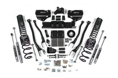 BDS Suspension - BDS2175H | BDS Suspension 8 Inch Lift Kit With 4-Link For Ram 2500 4WD Diesel | NX2 Nitro Series Shocks
