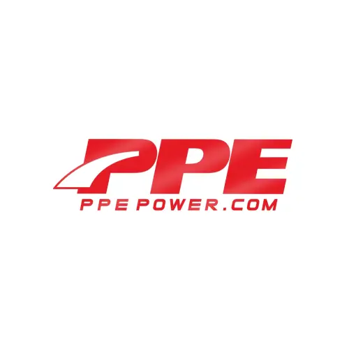 Pacific Performance Engineering - 588001203 | PPE Performance Cut Vinyl Sticker - 8.5x2.5 | Red Finish