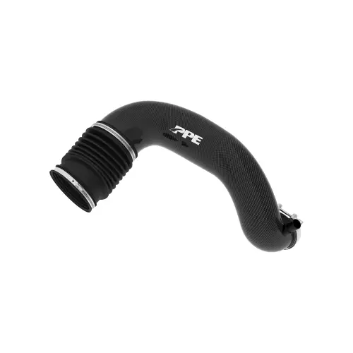 Pacific Performance Engineering - 115004060 | PPE Performance Zilla Turbo Inlet Upgrade Kit For GM 6.6L Duramax LBZ LMM | Twill Wave Finish