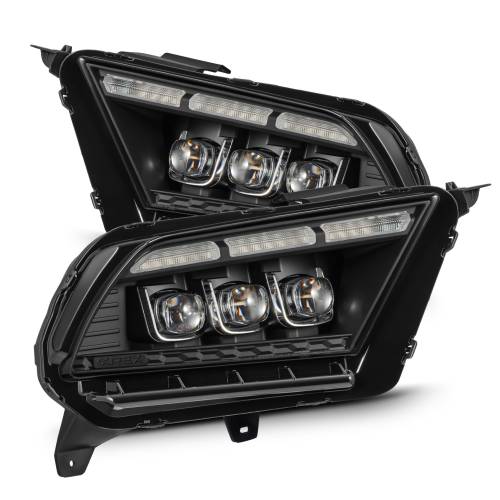 AlphaREX - 880489 | AlphaRex NOVA-Series LED Projector Headlights Black for Ford Mustang (2010-2012)