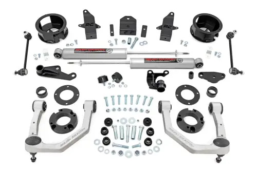 Rough Country - 75630B | Rough Country 3.5 Inch Lift Kit For Toyota Tacoma 4WD | Strut Spacers With N3 Rear Shocks