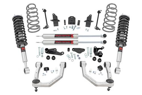 Rough Country - 75640 | Rough Country 3.5 Inch Lift Kit For Toyota Tacoma 4WD | M1 Struts With M1 Rear Shocks