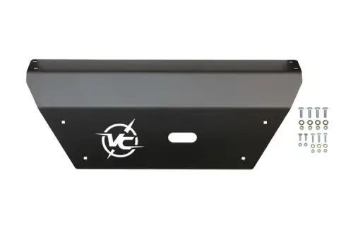 Van Compass - 4029-BOX-1 | Van Compass Engine Skid Plate Steel Bash Plate For 2 Inch Lift With Hardware For Mercedes-Benz Sprinter 2500 / 3500 4WD | 2 Box Kit