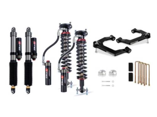 Cognito Motorsports - 210-P1138 | Cognito 3 Inch Elite Leveling Lift Kit With Elka 2.5 Shocks (Silverado, Sierra 1500 2WD/4WD)