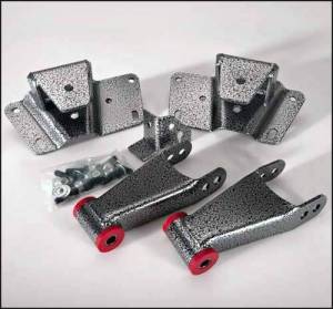 HS2699-4 | DJM Suspension 4 Inch Rear Hanger & Shackle Kit (1992-1999 C2500, C3500 Pickup 2WD)