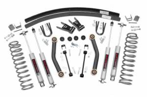 Rough Country - 623N2 | Rough County 4.5 Inch Suspension Lift Kit with Premium N3 Shocks & Add A Leafs (1984-2001 XJ Cherokee 2WD/4WD) - Image 1