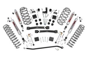 Rough Country - 639P | 4 Inch Jeep X Series Suspension Lift Kit w/ Premium N3 Shocks - Image 1