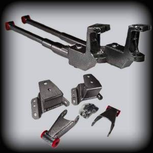DJM3005-34 | DJM Suspension 3 Inch Front / 4 Inch Rear Lowering Kit for 1987-1998 F250, F350 Pickup 2WD (Shocks Included)