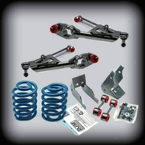 DJM2000-35 | DJM Suspension 3 Inch Front / 5 Inch Rear Complete Lowering Kit for 2000-2006 Suburban, Tahoe, Yukon 2WD/4WD (Shocks Included)