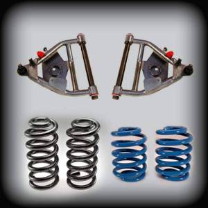 DJM2355-55 | DJM Suspension 5 Inch Front / 5 Inch Rear Lowering Kit for 1963-1972 C10 Pickup 2WD with Coil Spring Rear and Drum Brakes (Shocks Included)