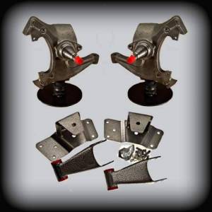 DJM2057-34 | DJM Suspension 3 Inch Front / 4 Inch Rear Lowering Kit for 1992-1999 C2500, C3500 Pickup 2WD (Shocks Included)