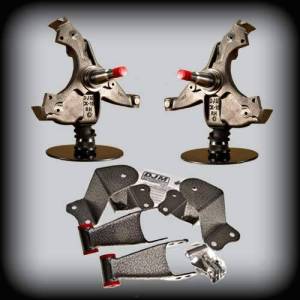 DJM2056-24 | DJM Suspension 2 Inch Front / 4 Inch Rear Lowering Kit for 1988-1998 C1500 Pickup 2WD | Does NOT Fit Standard Cab (Shocks Included)