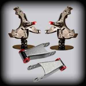 DJM2056-22 | DJM Suspension 2 Inch Front / 4 Inch Rear Lowering Kit for 1995-1999 Tahoe, Yukon 2WD (Shocks Included)