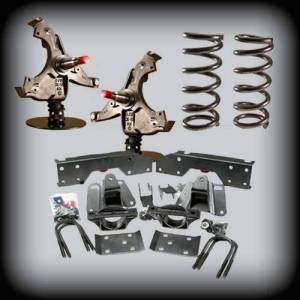 DJM1029-44-2DR | DJM Suspension 4 inch Front 4 / 4 inch Rear Complete Lowering Kit for 1995-1999 Chevy Tahoe 2 Door Only (Shocks Included)