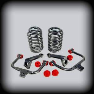 DJM2301-24 | DJM Suspension 2 Inch Front / 4 Inch Rear Lowering Kit for 2001-2010 Trailblazer 2WD (Shocks Included)