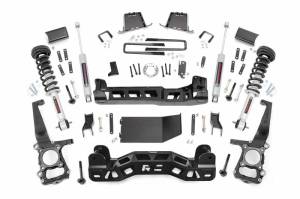 57531 | 6 Inch Ford Suspension Lift Kit w/ Lifted Struts, Premium N3 Shocks