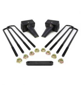 66-2295 | ReadyLift 5 Inch Rear Block & U Bolt Kit (1999-2010 F250, F350 Super Duty | 2 Piece Drive Shaft)