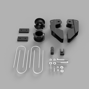 605059 | Traxda 3.5 Inch Front / 2.0 Inch Rear Suspension Lift Kit For Ram 3500 2WD/4WD | Diesel Engine, With Overload ONLY