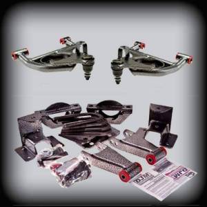 DJM2999-34 | DJM Suspension 3 Inch Front / 4 Inch Rear Lowering Kit for 2003-2006 Silverado, Sierra 1500 2WD (Shocks Included | Crew Cab with Welded Eye Hanger ONLY)