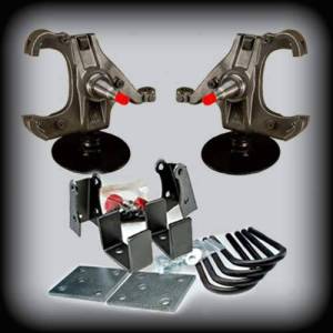 DJM2045H-35LTD | DJM Suspension 3 Inch Front / 5 Inch Rear Lowering Kit for 1973-1987 C10 Pickup 2WD with 1.25 Inch Rotors (Shocks Included)