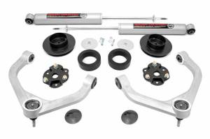 Rough Country - 31430 | Rough Country 3.5 Inch Lift Kit For Ram 1500 2WD/4WD | Aluminum Arm Finish, Struts Spacers - Image 1
