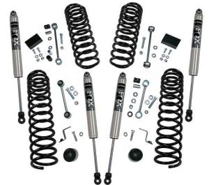 K183F | Superlift 2.5 Inch Suspension Lift Dual Rate Coil Kit With Fox 2.0 Shocks (2018-2025 Wrangler JL Unlimited 4WD)