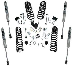 K184F | Superlift 4 Inch Dual Rate Coil Spring Suspension Lift Kit With Fox 2.0 Shocks (2018-2025 Wrangler JL Unlimited 4WD)
