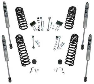 K185F | Superlift 2.5 Inch Dual Rate Coil Spring Suspension Lift Kit With Fox 2.0 Shocks (2018-2025 Wrangler JL 4WD)