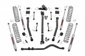 62830 | Rough Country 3.5 Inch Lift Kit With Adjustable Control Arm For Jeep Wrangler JL | 2018-2023 | Premium N3 Shocks, Non-Rubicon