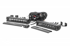 70728BLDRL | 8 Inch CREE LED Light Bars - Black Series w/ White DRL