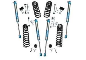 K183KG | Superlift 2.5 Inch Suspension Lift Dual Rate Coil Kit With King 2.0 Shocks (2018-2025 Wrangler JL Unlimited 4WD)