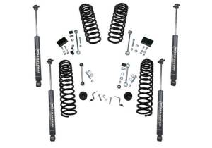 K191 | Superlift 2.5 inch Dual Rate Coil Spring Suspension Lift Kit with Shadow Shocks (2018-2023 Wrangler JL 4WD | 2 Door)