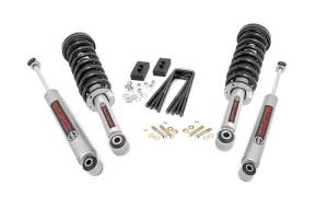 57131 | Rough Country 2 Inch Lift Kit For Ford F-150 4WD | 2021-2025 | Lifted N3 Struts, Premium N3 Shocks
