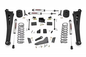 Rough Country - 36770 | 5in Dodge Suspension Lift Kit | Coil Springs | Radius Arms andamp; V2 Shocks (14-18 Ram 2500 4WD | Diesel) - Image 1