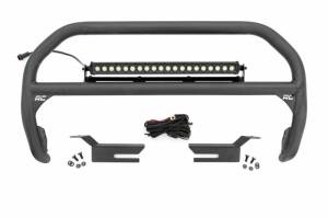 Rough Country - 51046 | Rough Country Nudge Bar with 20 Inch Black Series Light Bar (2021-2024 Bronco 4WD) - Image 1