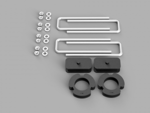 101065 | Traxda 2 Inch Front / 1 Inch Rear Lift Kit For Ford Ranger 4WD
