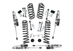 K183FX | Superlift 2.5 Inch Suspension Lift Dual Rate Coil Kit With Fox Resi Shocks (2018-2025 Wrangler JL Unlimited 4WD)