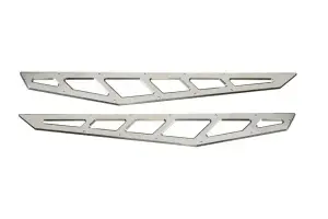 51305 | McGaughys Billet Face Plates RAW (fits Traction Bars) 2019-2025 GM 1500 Truck