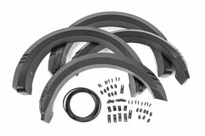 F-F315110 | Rough Country SF1 Fender Flare For Ford F-150 2WD/4WD (2015-2017) | Flat Black