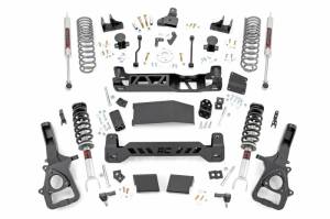 33940 | Rough Country 6 Inch Suspension Lift Kit For Ram 1500 4WD | With 22 Inch Factory Wheels, M1 Monotube Strut, Rear M1 Shock