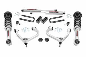 41431 | Rough Country 3 Inch Lift Kit For Ford F-150 4WD | 2021-2025 | Front N3 Struts, Rear N3 Shocks