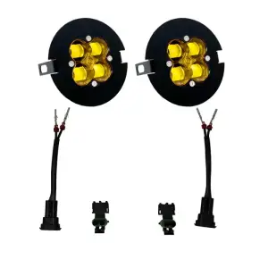 447705 | Baja Designs Squadron SAE Pocket Amber Fog Light Kit For Ford F-150 / Toyota Tacoma & Tundra | 2005-2014