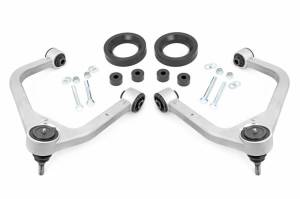 1325 | Rough Country 1.75 Inch Leveling Kit For GMC Sierra 1500 AT4 | Aluminum Finish Control Arm