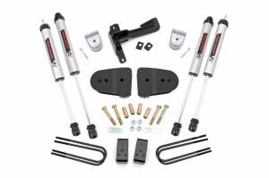 43470 | Rough Country 3 Inch Suspension Lift Kit For Ford F-250 Super Duty 4WD | V2 Monotube Shocks