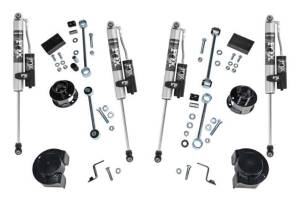 K187FX | Superlift 2.5 inch Suspension Lift Kit with Fox 2.0 Shocks (2018-2025 Wrangler JL 2 & 4 Door)