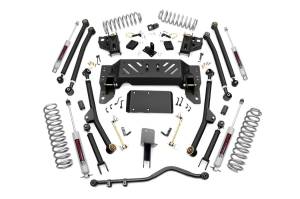 90222 | Rough Country 4 Inch Long Arm Suspension Lift Kit w/ Premium N3 Shocks (1993-1998 ZJ Grand Cherokee)