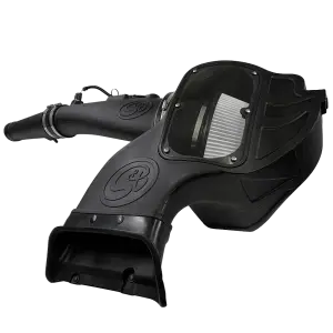 75-5126D | S&B  Filters Cold Air Intake (2018-2020 F150 3.0L Powerstroke Diesel) Dry  Extendable White