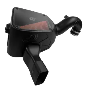 75-5124 | S&B  Filters Cold Air Intake (2019-2024 Ram 1500 2500 3500 5.7L Hemi) Cotton  Cleanable Red