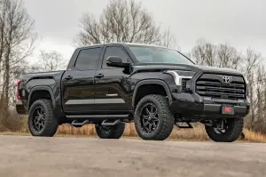 Rough Country - 70300 | Rough Country 3.5 Inch Lift Kit For Toyota Tundra 4WD | Strut Spacers With Shock Relocation Brackets - Image 5